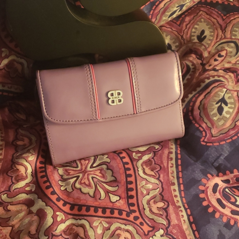 💜Bosca Tri fold wallet